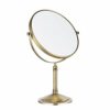 Nicesail Higher Taller Tabletop Makeup Mirror of 8 Inch, 5X Magnified Makeup Mirror Countertop Standing, Height Adjustable, Double Sided Mirror i