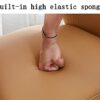 Kitchen Dining Room Furniture Chairs Dining Chairs Set Of 4,Water Proof Leather Kitchen Chairs with Carbon Steel Legs,Modern High Back Padded Sof