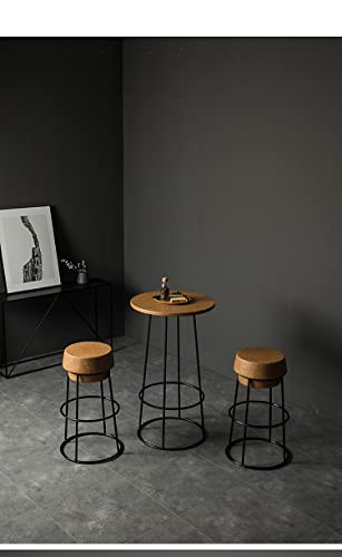 SDFGH Bar Stool Nordic Bar Stools Bar Table Furniture for Home Kitchen Chair High Stool Clothing Store Photo Stool Chair (Color : D, Size : H45cm