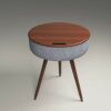 SDFGH Coffee Table Light Simple Small Apartment Living Room Inductive Charging Table Speaker Sound Bedside Table