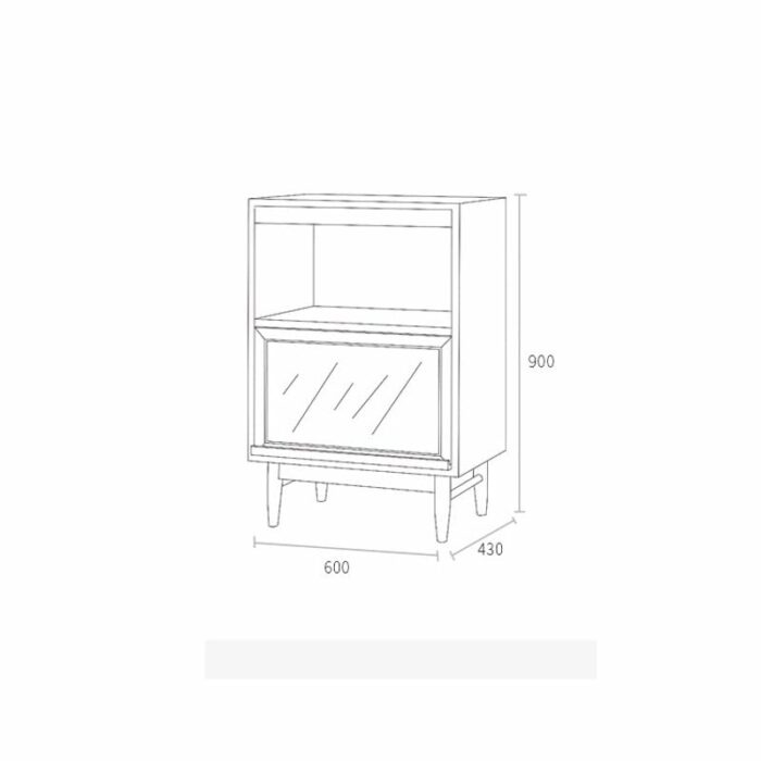 EYHLKM Home Bedroom Bedside Storage Cabinet Locker Bedroom Bedside Cabinet Bedside Cabinet Small