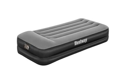 Bestway | Tritech Air Mattress, Twin Size with Built in AC Pump | Durable Inflatable Mattress with Fast Inflation and Storage Bag