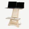 HumbleWorks. Stan-1 (Natural Wood). Ergonomic, height-adjustable standing desk. Standup Desk, Standing desk converter for Home Office, supports l