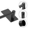 Towel Rail, No Drilling Bathroom Towel Rail, Self Adhesive Wall Mounted Hand Towel Holder Made of 304 Brushed Stainless Steel for Bathroom & Kitc