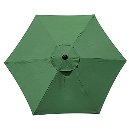 KHBNHJ Sun Umbrella Replacement Cloth, 2.8Meter Garden Parasol Canopy Cover for Patio Sun Umbrella, Market Table Umbrella Replacement Canopy Gree