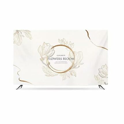 Qvo TV/Computer Dust Cover 30-75IN Desktop/wall Hanging/curved Screen/cover Northern Europe Pattern Cover Living Room/bedroom Home Decoration/Acc