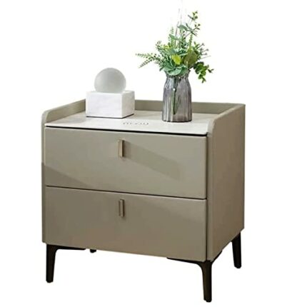 Smart Nightstand With 2 Drawers Bedside Table Simple Scandinavian Style Bedside Cabinet Bedroom Living Room Bedside Dresser