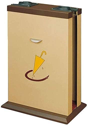 HIGOH Umbrella Stands, Drain Tray Double Head Umbrellahine Stainless Steel Lobby Hotel Umbrella Baghinestorage
