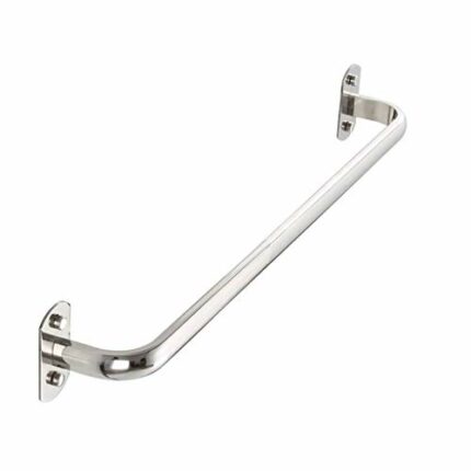 N/A Stainless Steel Metal Towel Bar, Wall-Mounted Towel Holder Organizer Towel Shelf for Bathroom Kitchen (Size : 50CM)