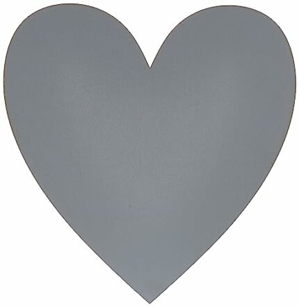 Mungai Mirrors Heart Acrylic Mirror, 45cm, Silver, 45 x 45 cm