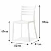 WALNUT Creative Plastic Chair Dining Chairs for Dining Rooms Restaurant Furniture Living Room Kitchen Cafe Dining Chairs (Color : C)