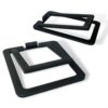 Audioengine DS1M Metal Speaker Stands Pair - Tilted Steel Desktop Speaker Stands for Small Speakers, PC Speakers, Gaming Speakers, and Studio Spe