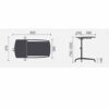 LIRUXUN Adjustable folding table tablecomputer desk Folding table Garden Tables dining table Home Multi-function Dining Table