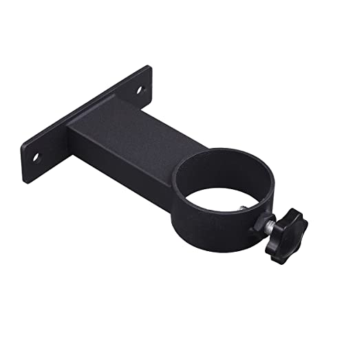 VANROUG 3 PCS Black Patio Umbrella Holder Outdoor Clamp Mount Bracket for Deck Railing Fences,Balcony or Courtyard