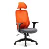 HNNHOME Recline Ergonomic Office Chair with Back Support and Headrest, Tilt Function Position Lock, Home Office Computer Desk Chair with Lumbar S