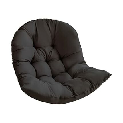 Jextou Egg Chair Cushion, Round Hanging Chair Cushion, Hanging Egg Chair Cushion Replacement, Round Swing Seat Cushion, Hanging Egg Hammock Chair