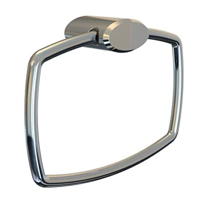 Agua Accessories Towel Holder Wall Mounted for Bathroom & Kitchen, Towel Ring for Bathroom Wall,Square Hand Towel Holder Modern Style 12 Years Gu