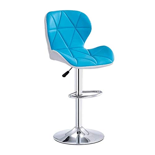 SDFGH Bar Stools Counter Height Adjustable Bar Chairs with Back Barstools Set Leather Swivel Bar Stool Kitchen Counter Stools Dining Chairs