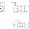 Chrome ABS Slider Shower Bracket, Silver