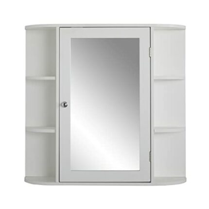 House & Homestyle Storage Cabinet, White, H 63cm x W 66cm x D 16.5cm