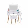 DINGZZ Dressing Table Minimalist Bedroom Storage Cabinet Nordic Makeup Table Net Red Makeup Home Mini Cosmetic Table