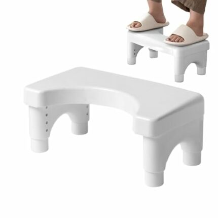 Eolaks Potty Stool - U-Shaped Kids Foot Step Stools for Bathroom Toilets,Bathroom Pooping Accessories, Adjustable Chair for Patients, Seniors, Pr