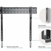 ynVISION Ultra Slim Design TV Wall Mount Bracket for OLED TVs | Compatible with LG, Samsung, and Sony OLEDs