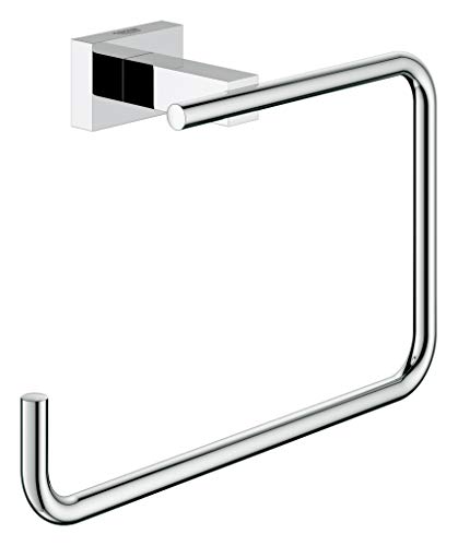 GROHE 40510001 Essentials Cube Handtuchring, Chrome
