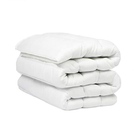 OHS Deep Fill Mattress Topper Double, Thick Mattress Topper Deep Sleep Enhancer Bed Pad Protector Anti Allergy Mattress Topper For Double Bed