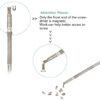 11Pcs Mini Screwdriver Set, Precision Screwdrivers with Mini Pocket Size Carrying Case, Perfect for Glasses, Watches