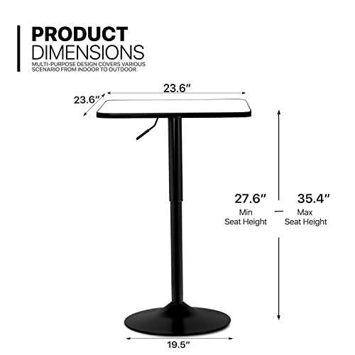 MoNiBloom bar-Tables, Metal, White