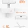 EASEHOLD Lighted Makeup Mirror with 1X/2X/3X Magnification, 60 LEDs, 3-Color Lighting Modes, Stepless Dimming, 2000 mAh Rechargeable Battery, for