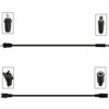 Huachuang DC Extension Cord 2.1mm x 5.5mm Male-to-Female Connector, DC Power Cord Extension Cord for Power Adapter-DC to Flat Pin Transformer Cab