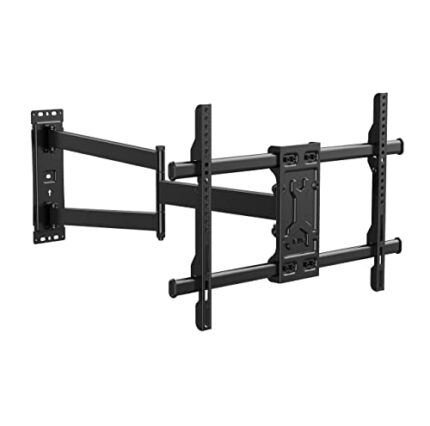 FORGING MOUNT Long Reach TV Wall Bracket Corner TV Bracket Wall Mount for 32"-75" TVs 84cm of Smooth Extension Plus Swivel Tilt Full Motion Adjus