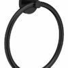 GROHE Start QuickFix Towel Ring & QuickGlue A1 (Metal, Concealed Fastening, Including Screws and Dowels, Extra Easy to Fit QuickGlue), Size 200 m