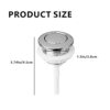 Toilet Flush Button Single Toilet Cistern Flush Parts Toilet Flush Buttons Replacement for Household Toilet Tank Parts Replacement