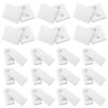 12pcs Bed Slat Centre Caps Holders, 24pcs Side Slat Bracket Cover (63mmx9mm Inside),Replacement Plastic Bed Slat Holders Kits Bundles,for Single