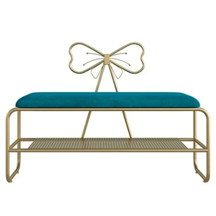 WALNUT Shoe Change Stool Home Entrance Door Can Sit-type Shoe Rack Wear Shoe Stool Entry Door Bench (Color : D, Size : 120 * 35 * 45CM)