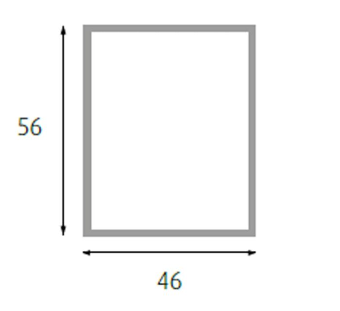 King Home s1710944 Wall Mirror with Frame, Silver, 40 x 50H