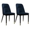 dining chair Kitchen Dining Room Furniture Chairs Faux Matte PU Leather Dining Chairs Set Of 2 Kitchen Living Room Accent Chairs with Upholstered