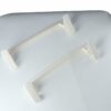 2Pcs Over Door Towel Rail Holder,Plastic Cabinet Door Towel Rack, Hanging Holder Towel Holder for Bathroom Kitchen Cupboard Drawer Cabinet