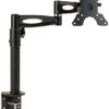 Monoprice 3 Way Adjustable Tilting Desk Mount Bracket for LCD/LED TV Upto 13-30-Inch - Black