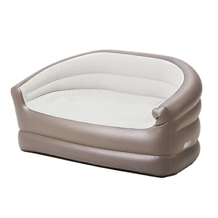 JEAOUIA Twin Size Inflatable Couch for Adults - Foldable Blow Up Couch Lounger - Portable Air Sofa for Indoor Living Outdoor Activities Camping T