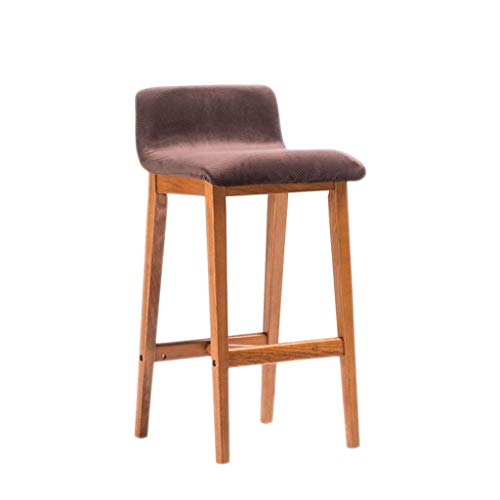 SDFGH Bar Stool chairs High Chair Simple Wrought Iron Bar Chair Gold Stool Dining Chair Nordic Pub Accessories Leisure ( Color : Argento )