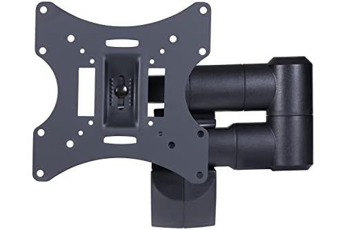 ProperAV Swing Arm Wall TV Bracket Dual Pivot Black 20Deg Tilt VESA Max 200x200 & ProperAV Swing Arm Wall TV Bracket Dual Pivot White 20Deg Tilt