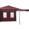 tepro Side Panel Set for Lehua Gazebo and Waya Gazebo Burgundy 2 Side Panels