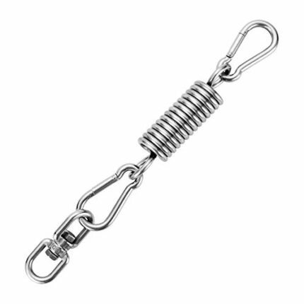 FORMIZON Hammock Swing Chair Kit, Swing Spring Swing Chair with Two Carabiner and 360 ° Rotating Hook for Your Indoor Hammock and Hanging Chairs