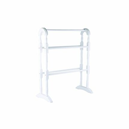 Apollo Towel Rail, Wood, White, 78cm X 63cm X 30cm