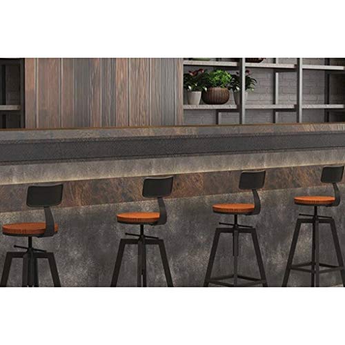 DINGZZ Bar Stool chairs High Chair Simple Wrought Iron Bar Chair Gold Stool Dining Chair Nordic Pub Accessories Leisure