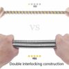 GRIFEMA COMPLENTO-G851 1/2 Inch 1.5m Shower Hose Made of Stainless Steel, Anti-Kink & Anti-Explosion and Leak Proof Hose Pipe, Silver/Chrome